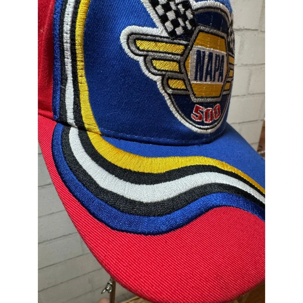 Chase Authentics NASCAR NAPA 500 Atlanta Motor Speedway Snapback Hat Blue Red
